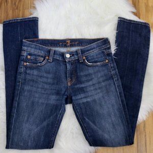 Seven For All Mankind Roxy Slim Straight Jeans 25